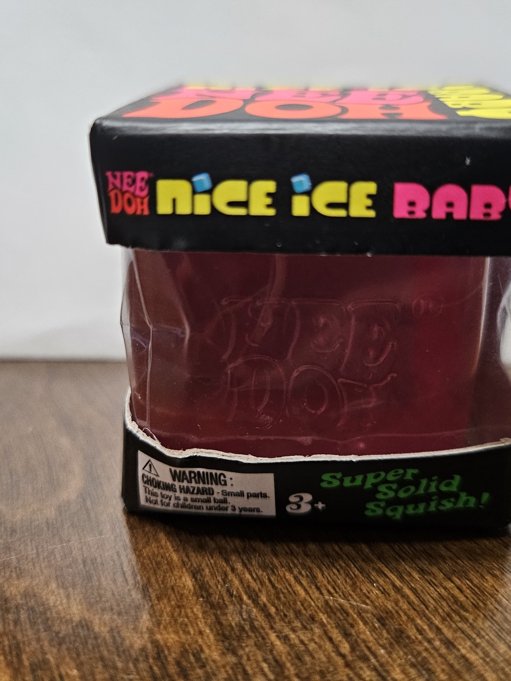 Needoh Nice Ice Baby Super Solid Squish Toy — Pink